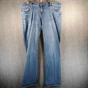 Kut From The Kloth Catherine Boyfriend Jeans Womens 14 Light Wash Mid Rise
